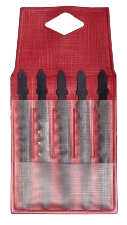 Набор ЗУБР &quot;ЭКСПЕРТ&quot;: Полотна по дереву для эл/лобз, EU-хвостовик, 5шт 1595-S5 купить в Магнитогорске