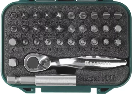 PRO. Наборы в боксе: БИТЫ KRAFTOOL PRO-Drive 26157-H33 купить в Магнитогорске