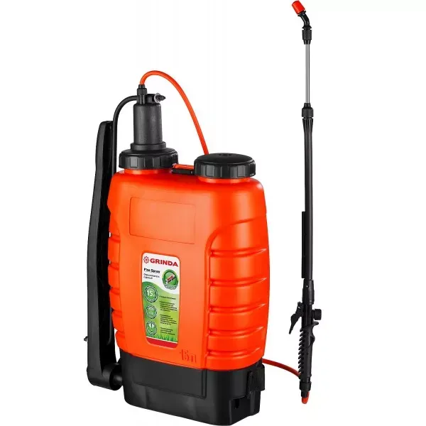 Опрыскиватель садовый GRINDA "Fine Spray", ранцевый, телескопический удлинитель, 15л 425216 купить в Магнитогорске