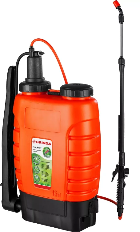 Опрыскиватель садовый GRINDA "Fine Spray", ранцевый, телескопический удлинитель, 15л 425216 купить в Магнитогорске