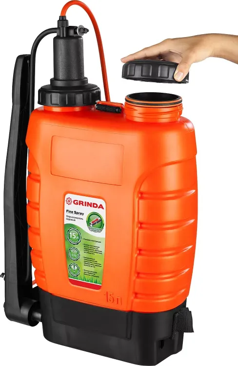 Опрыскиватель садовый GRINDA "Fine Spray", ранцевый, телескопический удлинитель, 15л 425216 купить в Магнитогорске