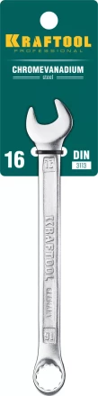 Ключи комбинированные KRAFTOOL, Cr-V, DIN 3113 27079-16 купить в Магнитогорске
