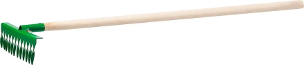 Грабли РОСТОК садовые с черенком, 12 витых зубцов 421900-12 купить в Магнитогорске