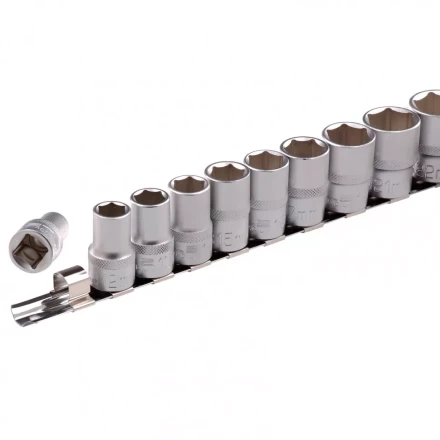 Набор торцевых головок 1/2 шестигранные CrV 10 шт 10-22 мм Stels 13600 купить в Магнитогорске