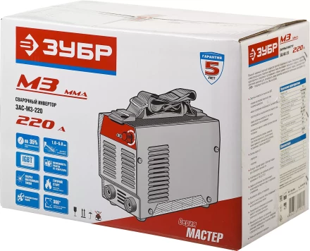 Сварочный инвертор ММА ЗАС-М3-220 серия МАСТЕР купить в Магнитогорске
