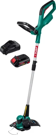 ЗУБР С1-18, 18 В, 25 см, 1 АКБ (2 А·ч), аккумуляторный триммер (ТА-185-21) купить в Магнитогорске