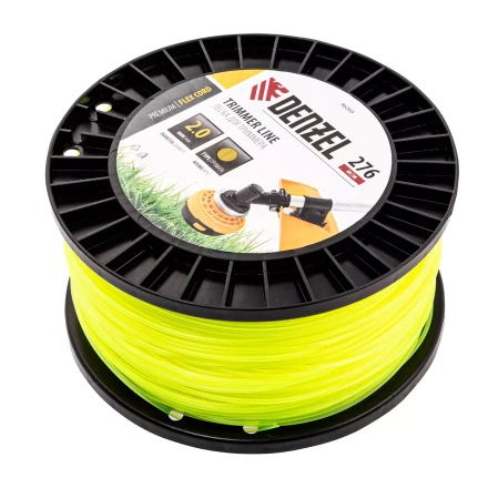 Леска для триммера круглая, 2,0мм х 276м, на DIN катушке FLEX CORD,  Denzel 96269 купить в Магнитогорске