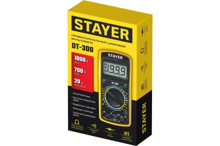 Цифровой мультиметр STAYER DT-300 (45321) купить в Магнитогорске