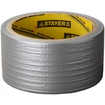 Армированная лента, STAYER 12080-50-10, универсальная, влагостойкая, 48мм х 10м, серебристая 12080-50-10 купить в Магнитогорске