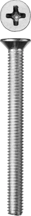 Винт ЗУБР &quot;МАСТЕР&quot; DIN 965, класс прочности 4.8, оцинкованный, M6x60мм, 5кг 303110-06-060 купить в Магнитогорске