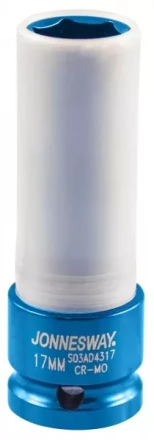 Головка ударная шестигранная 1/2&quot; М17 для л/с дисков  S03АD4317 Jonnesway 99427 купить в Магнитогорске