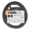 Шнур сетевой Denzel Energy Series, ПВС, 3 м, 2 x 1,5 мм, с неразборной вилкой, черный, 3 м, 37673 купить в Магнитогорске