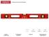 Уровень коробчатый усиленный MIRAX, фрезерованная поверхность, утолщенный профиль, 3 противоударных ампулы (1 поворотная на 360 град), с ручками, 80 см 34603-080 купить в Магнитогорске