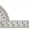 Транспортир KRAFTOOL с линейкой из нержавеющей стали, 200мм 34290 купить в Магнитогорске