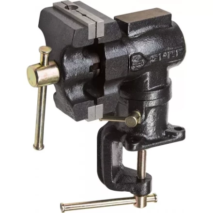 Тиски ЗУБР &quot;МАСТЕР&quot; настольные поворотные в 2-х плоскостях, с 2 зажимами, 63/37мм 32480 купить в Магнитогорске