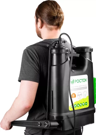Опрыскиватель садовый РОСТОК, ранцевый, телескопический удлинитель, 11л 425219 купить в Магнитогорске
