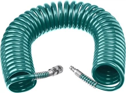 Воздушный спиральный шланг KRAFTOOL с фитингами рапид 8х12 мм 06590-15 купить в Магнитогорске