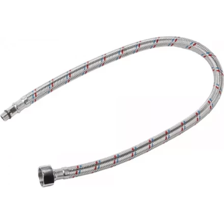 Подводка гибкая STAYER для воды к смесителям, оплетка из нерж стали, укороченная, г/ш 1/2&quot; - 0,6м 51016-060 купить в Магнитогорске
