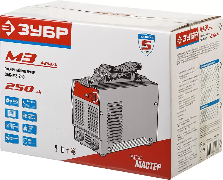 Сварочный инвертор ММА ЗАС-М3-250 серия МАСТЕР купить в Магнитогорске