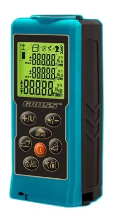 Дальномер лазерный Kompakt 70, от 0,05 до 70 метров, функц. Пифагора, площадь, объем, таймер  GROSS 38001 купить в Магнитогорске