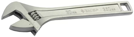 Ключ разводной ЗУБР, Ni-Cr, длина 250мм, зев 30мм 27253-25 купить в Магнитогорске