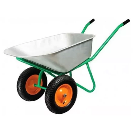 Тачка строительная 100 л 250 кг 422ZP двухколесная с пневмоколесом 1019517 купить в Магнитогорске