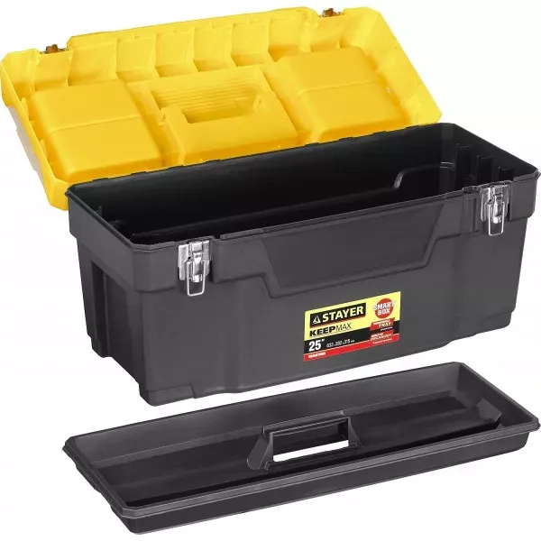 Ящик для инструмента "KEEPMAX-25" пластиковый, STAYER 2-38015-25_z01 купить в Магнитогорске