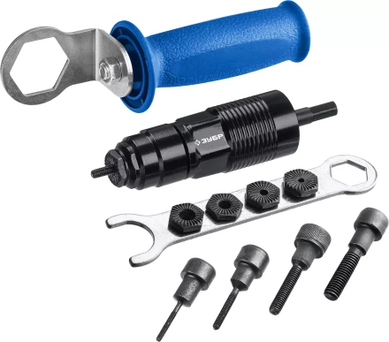 ЗУБР НР-М8, М3 - М8, насадка-заклепочник на шуруповерт, Профессионал (31221) купить в Магнитогорске