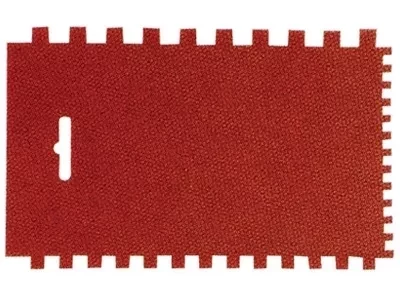 Шпатель пластмассовый малярный 170х115 мм зубчатый MATRIX 86006 купить в Магнитогорске