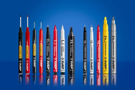 ЗУБР Колибри-30 красный, наконечник L 30 мм,  2.8 мм, перманентный маркер для отверстий (06338-3) купить в Магнитогорске