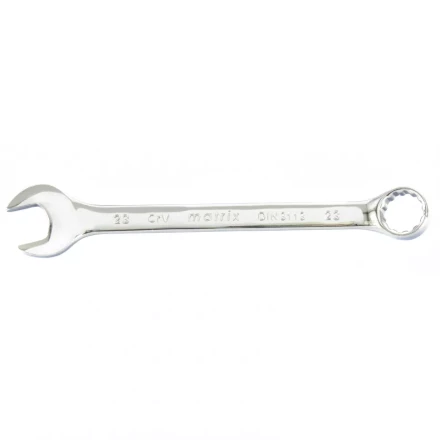 Ключ комбинированный 23 мм CrV полированный хром MATRIX 15168 купить в Магнитогорске