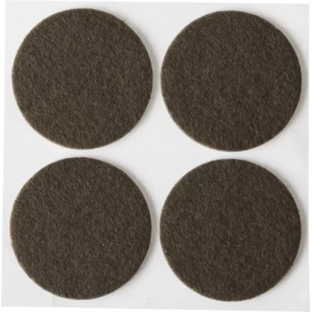 Накладки STAYER &quot;COMFORT&quot; на мебельные ножки, самоклеящиеся, фетровые, коричневые, круглые - диаметр 35 мм, 4 шт 40910-35 купить в Магнитогорске