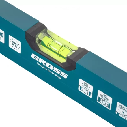 Уровень алюминиевый 1000 мм 2 глазка Handwerker Gross 33903 купить в Магнитогорске