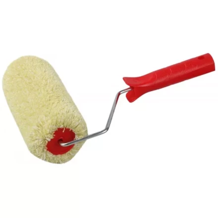 Валик фасадный ЗУБР &quot;ЭКСПЕРТ&quot; УНИВЕРСАЛ СИНТЕКС малярный в сборе, полиакрил, бюгель 8мм, 68х180мм 03502-18 купить в Магнитогорске