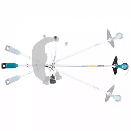 Аккумуляторная коса (триммер) Makita DUR190URT3 (2* АКБ 5Ач,  ЗУ) купить в Магнитогорске