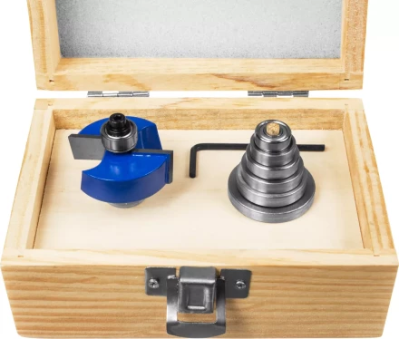 Фрезы четвертные фальцевые в наборе с подшипниками серия ПРОФЕССИОНАЛ купить в Магнитогорске