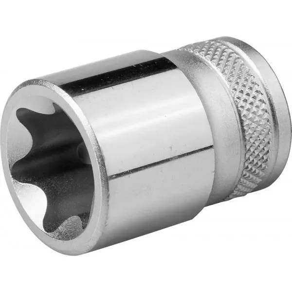 Торцовая головка KRAFTOOL "INDUSTRIE QUALITAT", Cr-V, внешний TORX, хромосатинированная, 1/2", Е 22 27810-22_z01 купить в Магнитогорске