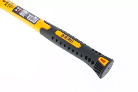 Киянка резиновая, 8 oz, черная резина, фибергласовая рукоятка// Denzel 7711175 купить в Магнитогорске