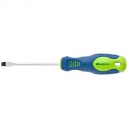 Отвертка SL6,0 х 100 мм CrV 2-х компонентная рукоятка Сибртех 11871