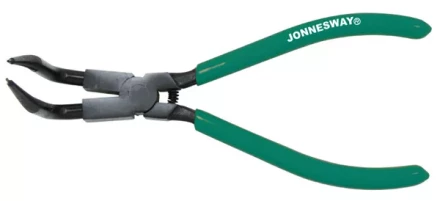 Щипцы для стопорных колец с удлиненными губками 216мм сжим загнутые  P9508C Jonnesway 48933 купить в Магнитогорске
