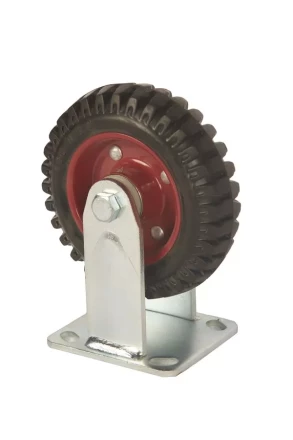 Колесо большегрузное неповоротное PF 160 150 мм резина с протектором (F) 1027233 купить в Магнитогорске