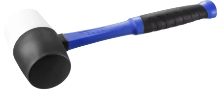 Киянка ЗУБР &quot;ПРОФЕССИОНАЛ&quot; резиновая черно-белая, с фиберглассовой ручкой, 900г 20532-900 купить в Магнитогорске