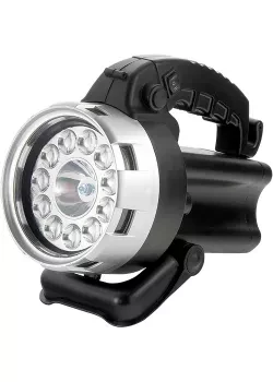 Фонарик поисковый, аккумуляторный, галоген 25W + 11 светодиодов, Stern 90532 купить в Магнитогорске