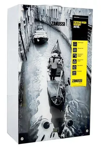 Колонка газовая Zanussi GWH 10 Fonte Glass Venezia купить в Магнитогорске