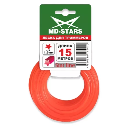 Леска для триммера STAR LINE (звездочка) 3,0MMX15M купить в Магнитогорске