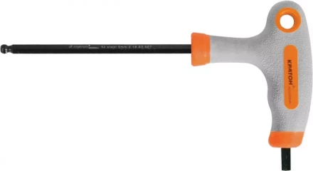 Ключ шестигр Т-образный шар 5 мм INDUSTRIAL Кратон 2 19 03 007 купить в Магнитогорске