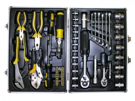 Набор инструмента 59 предметов алюминиевый кейс 57055 купить в Магнитогорске