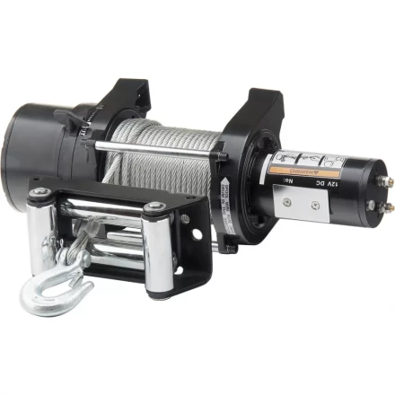 Лебедка автомобильная электрическая LB- 4000, 4,5 т, 3,7 кВт, 12 В  DENZEL 52026 купить в Магнитогорске