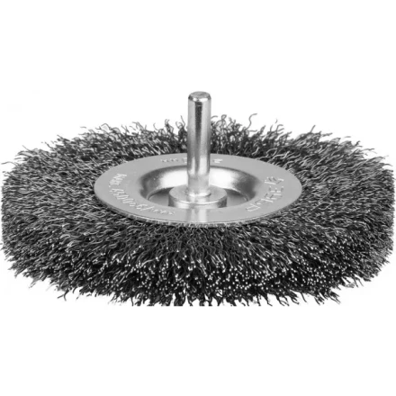 ЗУБР &quot;ЭКСПЕРТ&quot;. Щетка дисковая для дрели, двухрядная, витая стальная проволока 0,3мм, 75мм 35198-075-2_z01 купить в Магнитогорске