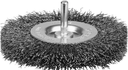 ЗУБР &quot;ЭКСПЕРТ&quot;. Щетка дисковая для дрели, двухрядная, витая стальная проволока 0,3мм, 75мм 35198-075-2_z01 купить в Магнитогорске
